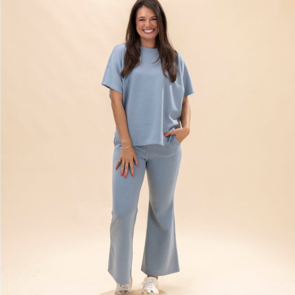 Scarlett Light Mocha Flare Pants & Top Set